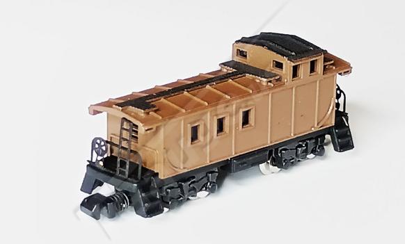 36' Brown Caboose
